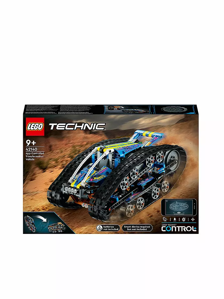 LEGO | Technic - App-gesteuertes Transformationsfahrzeug 42140 | keine Farbe