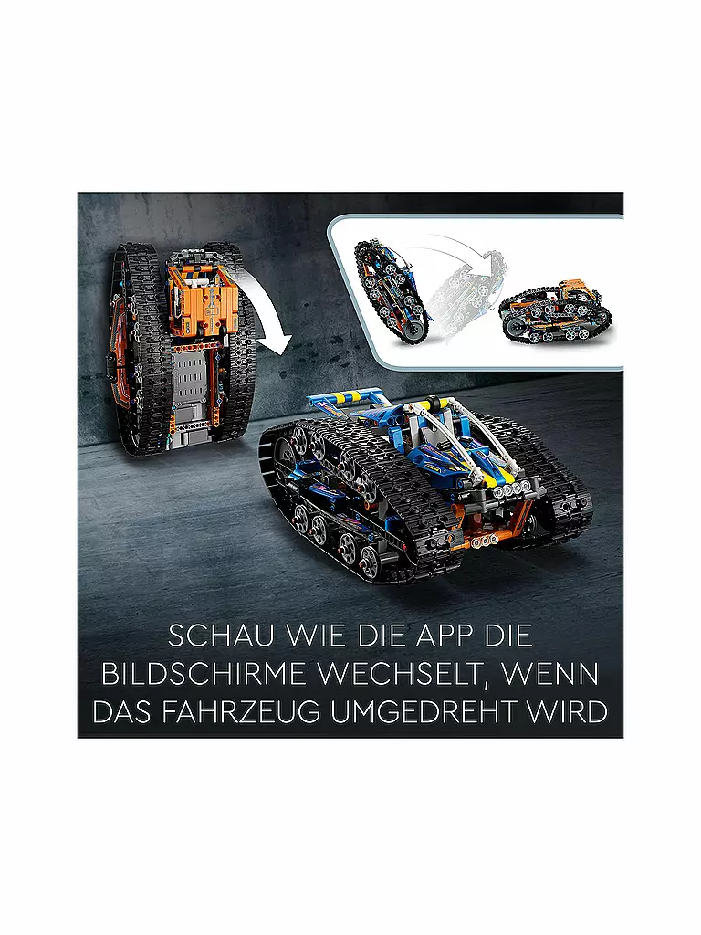 LEGO | Technic - App-gesteuertes Transformationsfahrzeug 42140 | keine Farbe