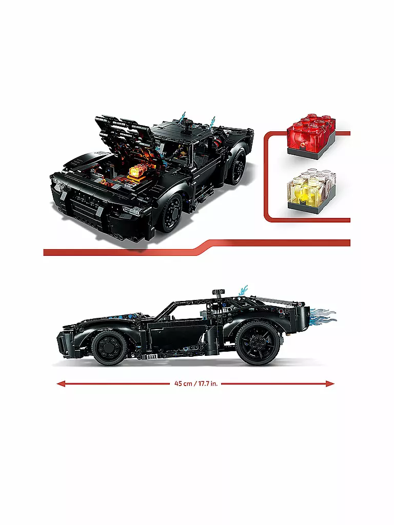 LEGO | Technic - BATMANS BATMOBIL™ 42127 | keine Farbe