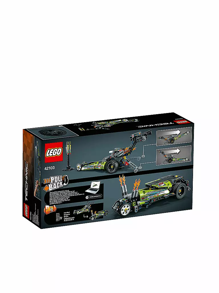 LEGO | Technic - Dragster Rennauto 42103 | bunt