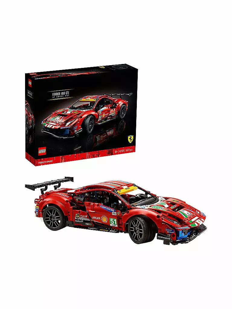 LEGO | Technic - Ferrari 488 GTE “AF Corse 51” 42125 | keine Farbe