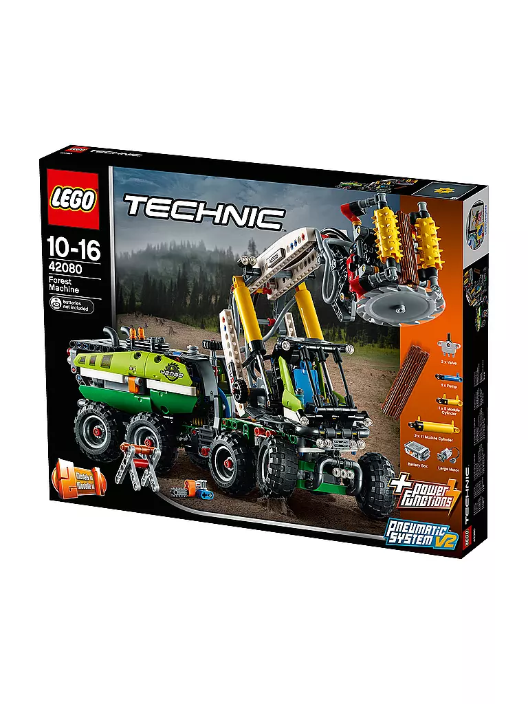LEGO | Technic - Harvester Forstmaschine 42080 | transparent