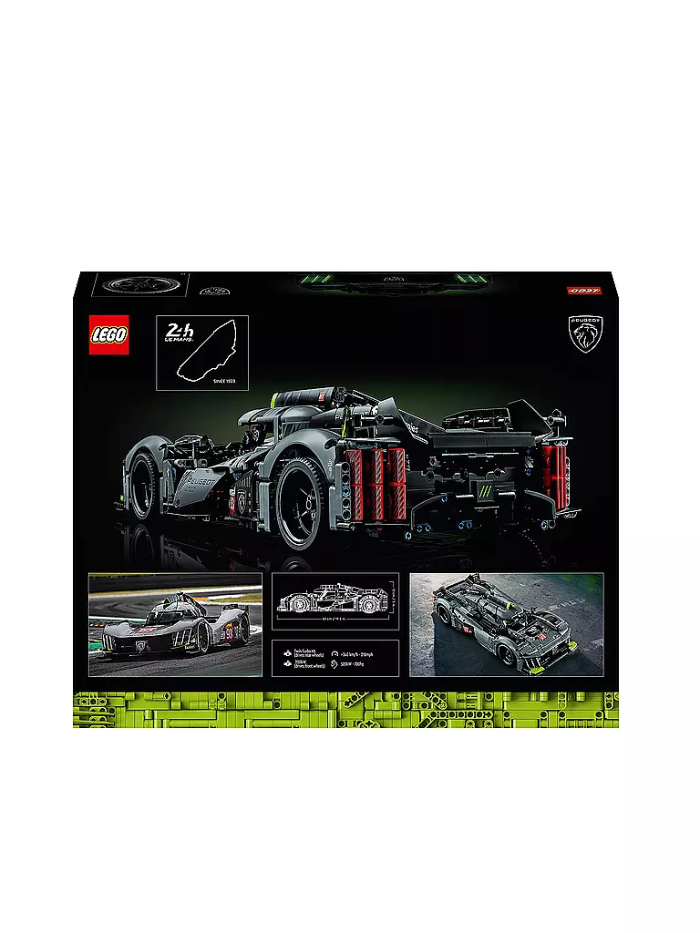 LEGO | Technic - PEUGEOT 9X8 24H Le Mans Hybrid Hypercar 42156 | keine Farbe