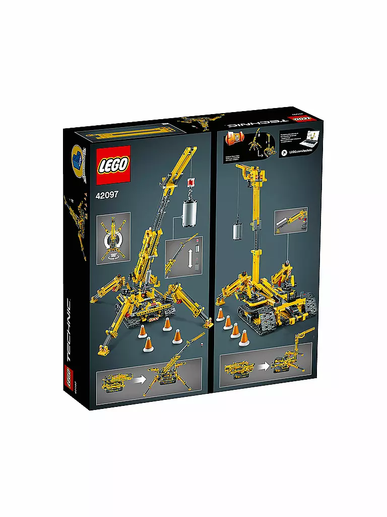 LEGO | Technic - Spinnen Kran 42097 | transparent