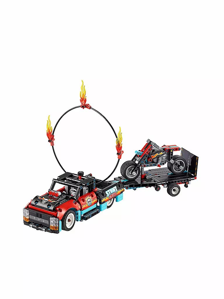 LEGO | Technic - Stunt-Show mit Truck und Motorrad 42106 | bunt