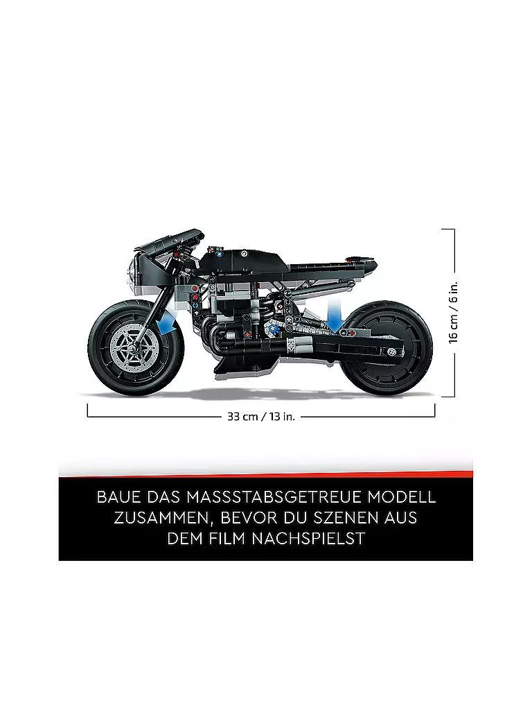 LEGO | Technic - THE BATMAN – BATCYCLE 42155 | keine Farbe