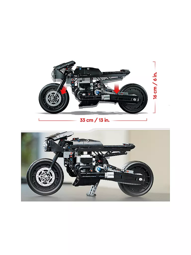 LEGO | Technic - THE BATMAN – BATCYCLE 42155 | keine Farbe