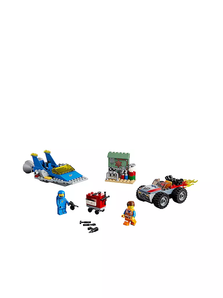 LEGO | The Lego Movie 2 - Emmets und Bennys Bau- und Reparaturwerkstatt 70821 | transparent