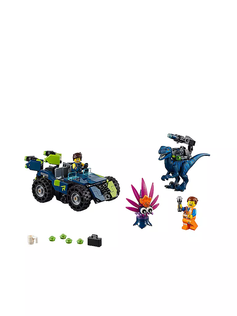 LEGO | The Lego Movie 2 - Rex' „Rextremes“ Offroad-Fahrzeug 70826 | transparent