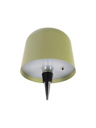 LEITMOTIV | LED Flaschenlampe CONE HAT Tea Green 