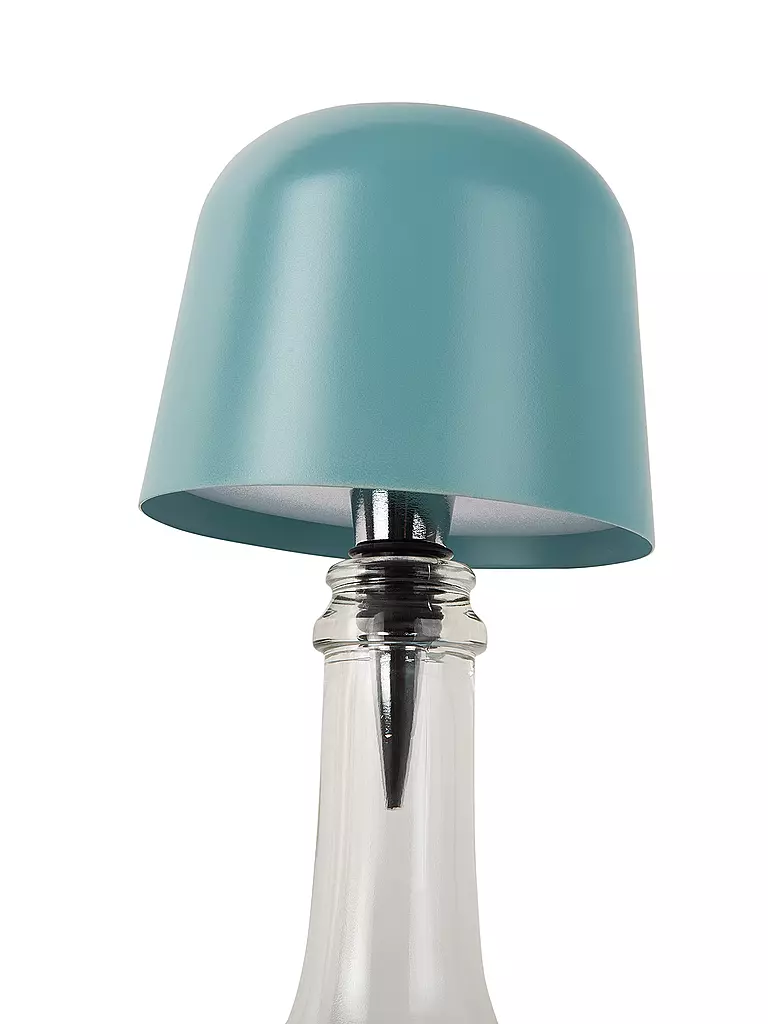 LEITMOTIV | LED Flaschenlampe CONE HAT Classic Blue | grün