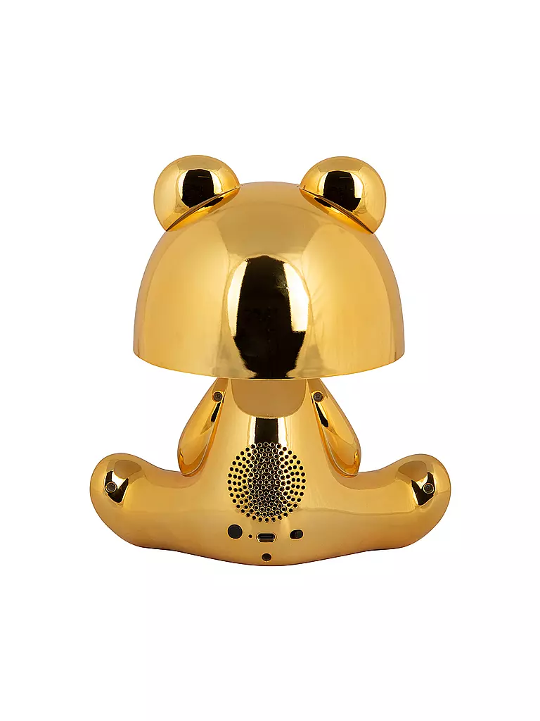 LEITMOTIV | LED Tischlampe BEAR Bluetooth Gold Plated | gold