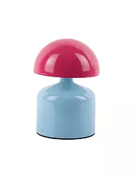 LEITMOTIV | LED Tischlampe FUNKY IMPETU Soft Pink/Bright Orange | hellblau