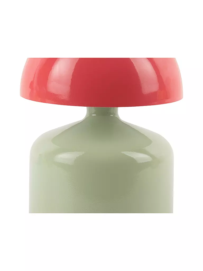 LEITMOTIV | LED Tischlampe FUNKY IMPETU Soft Green/Scarlet Red | hellblau