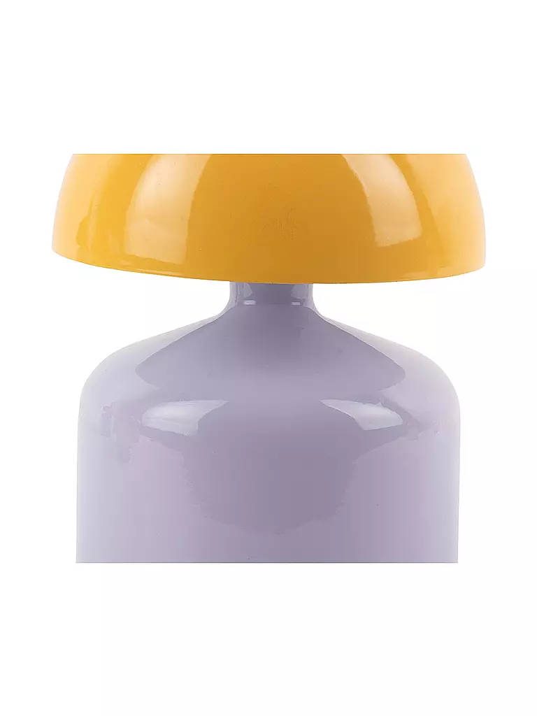 LEITMOTIV | LED Tischlampe FUNKY IMPETU Soft Purpple/Bright Yellow | hellgrün