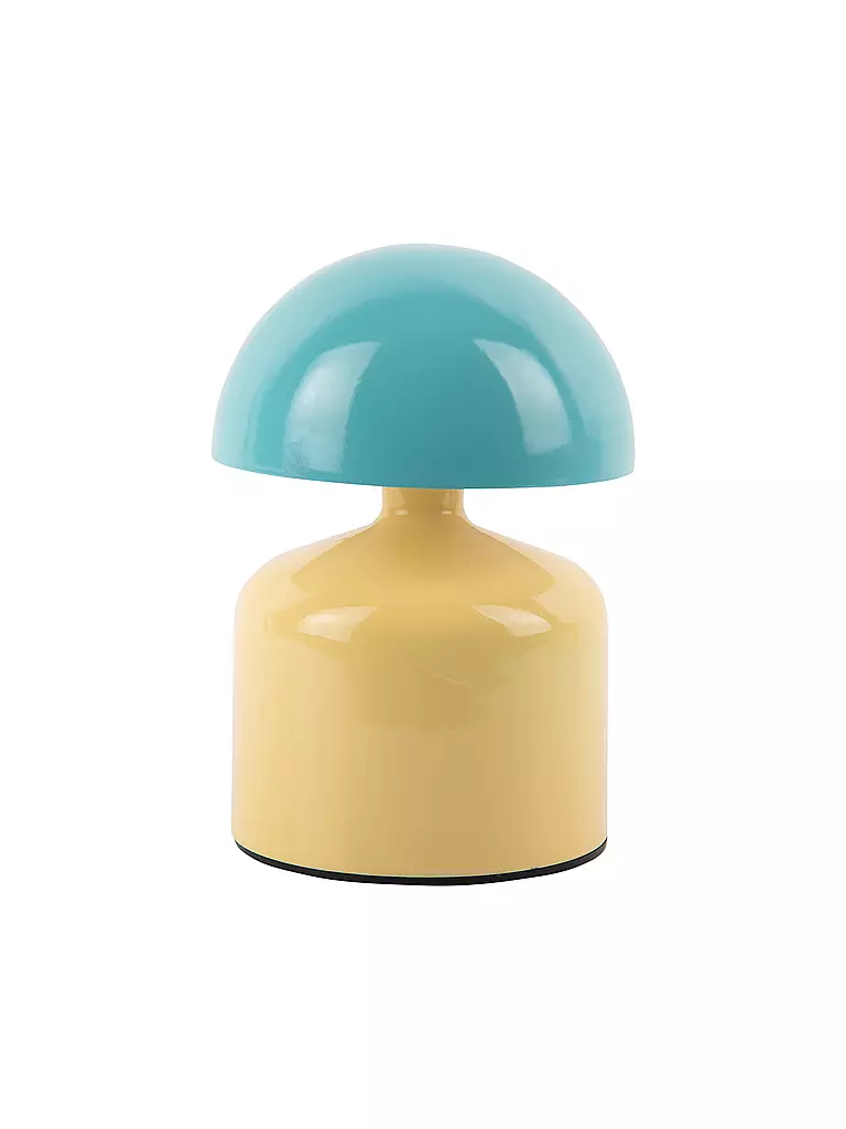 LEITMOTIV | LED Tischlampe FUNKY IMPETU Soft Yellow/Turquose | gelb