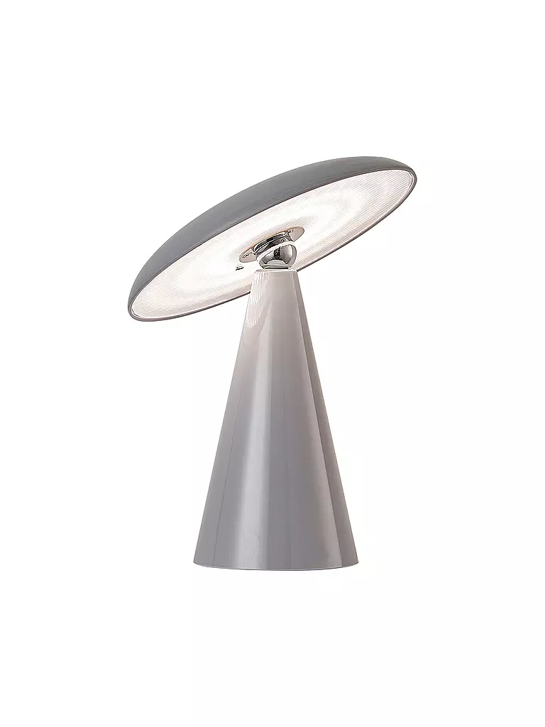 LEITMOTIV | LED Tischlampe PHOEBE 23cm Dark Grey | grau