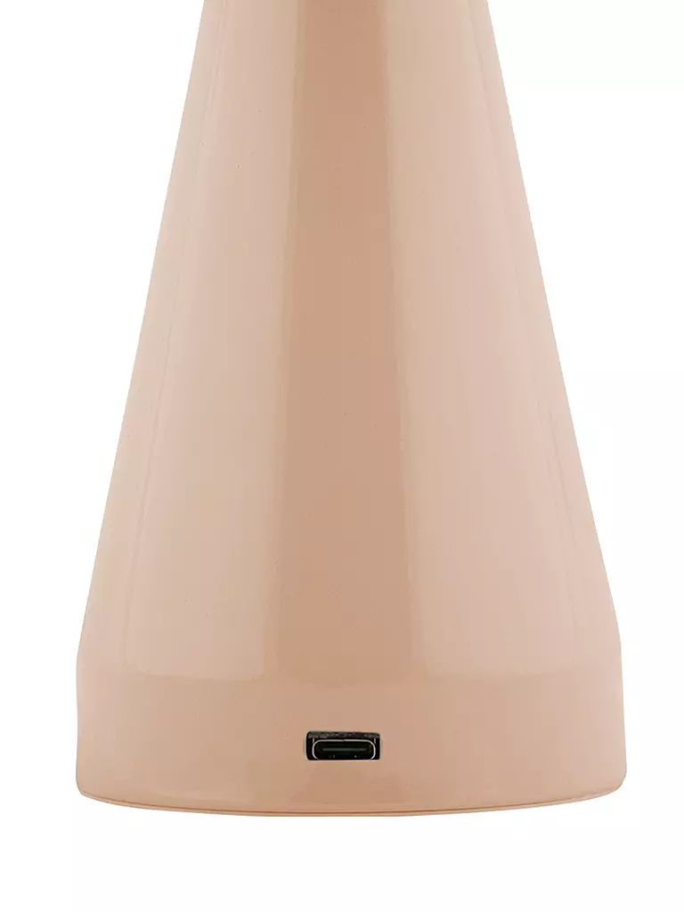 LEITMOTIV | LED Tischlampe RACHEL Iron Soft Brown | rosa
