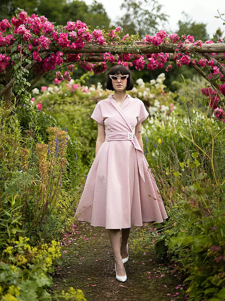 LENA HOSCHEK | Midikleid CIEL | rot