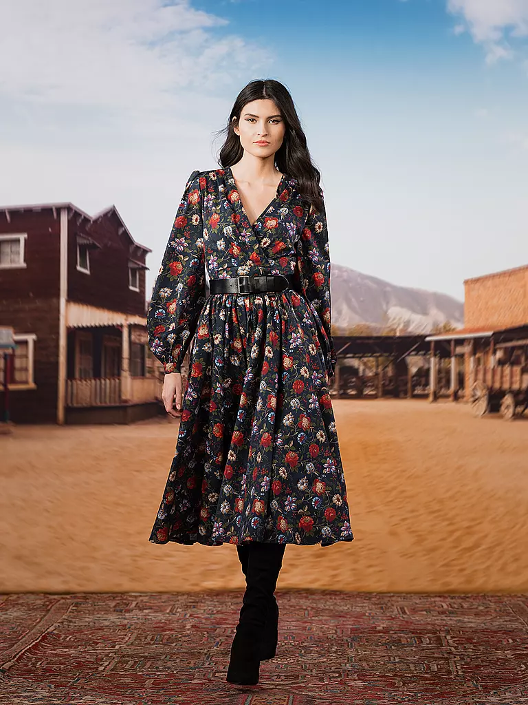 LENA HOSCHEK | Midikleid REMBRANDT | bunt
