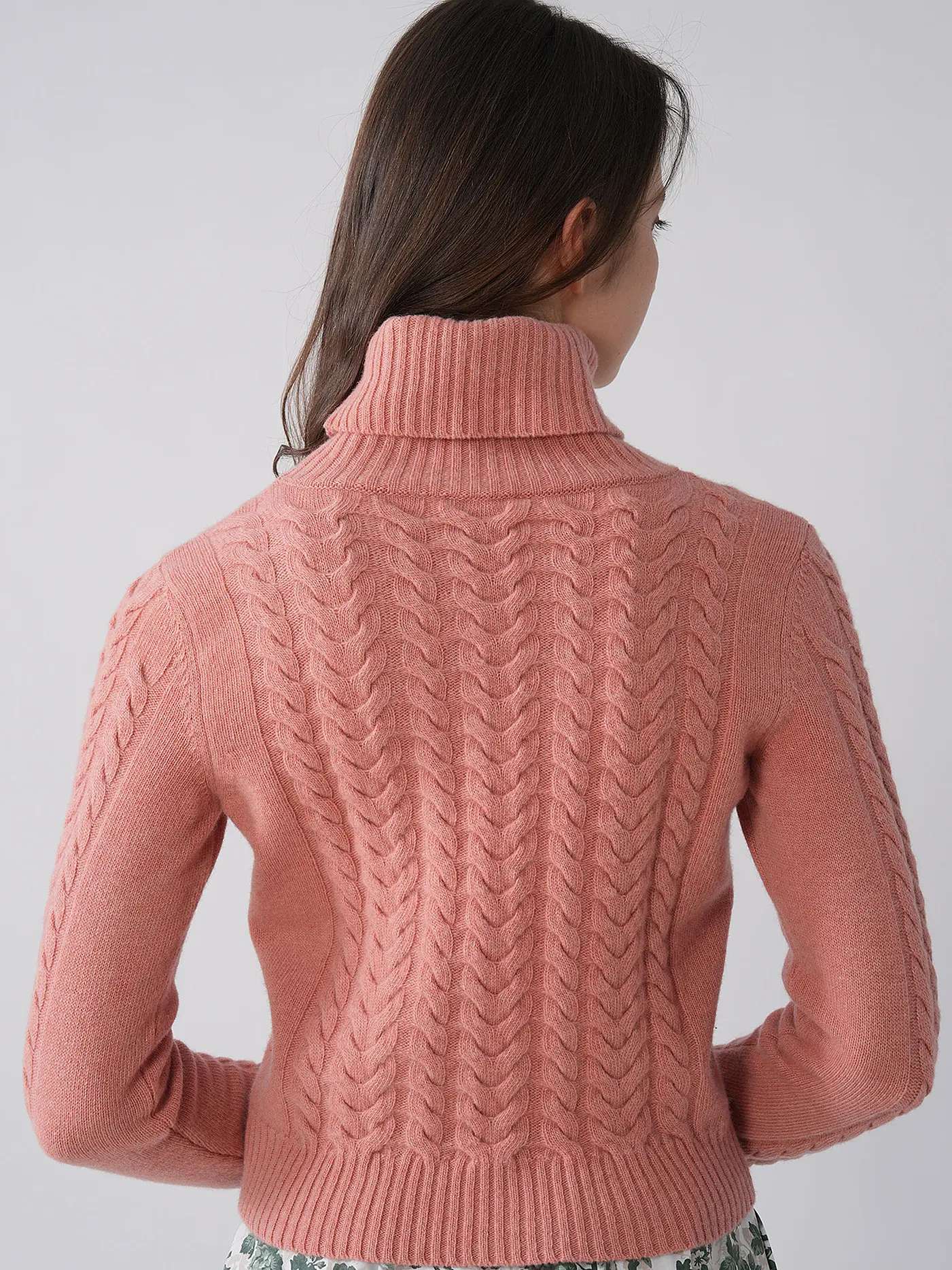 LENA HOSCHEK | Rollkragenpullover STANLEY | rosa