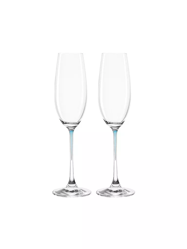 LEONARDO | Sektglas "La Perla" 2 Stück (laguna) 205ml | türkis