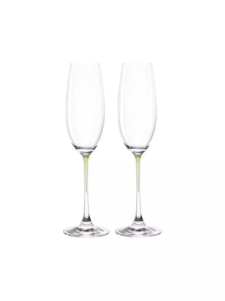 LEONARDO | Sektglas "La Perla" 2 Stück (verde) 205ml | beige