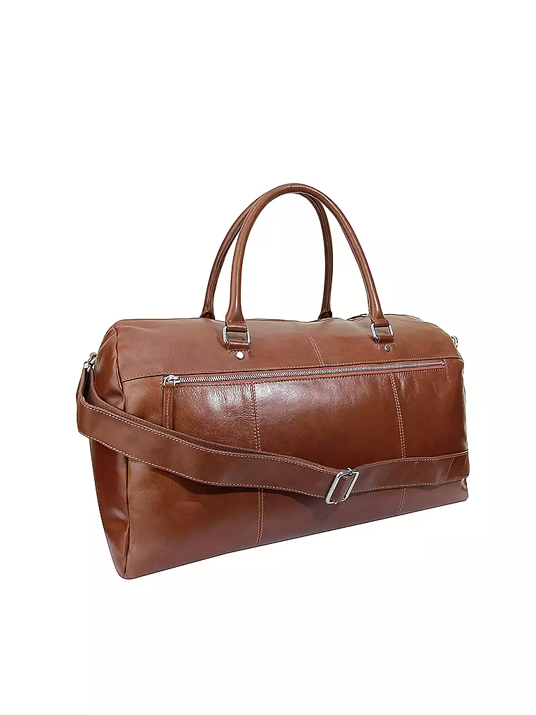 LEONHARD HEYDEN | Ledertasche/Weekender "Cambridge" | Camel