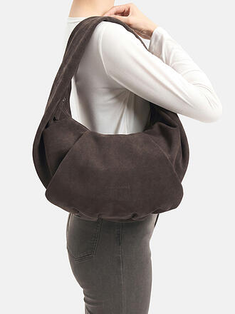 LES VISIONNAIRES | Ledertasche - Hobo GRETA
