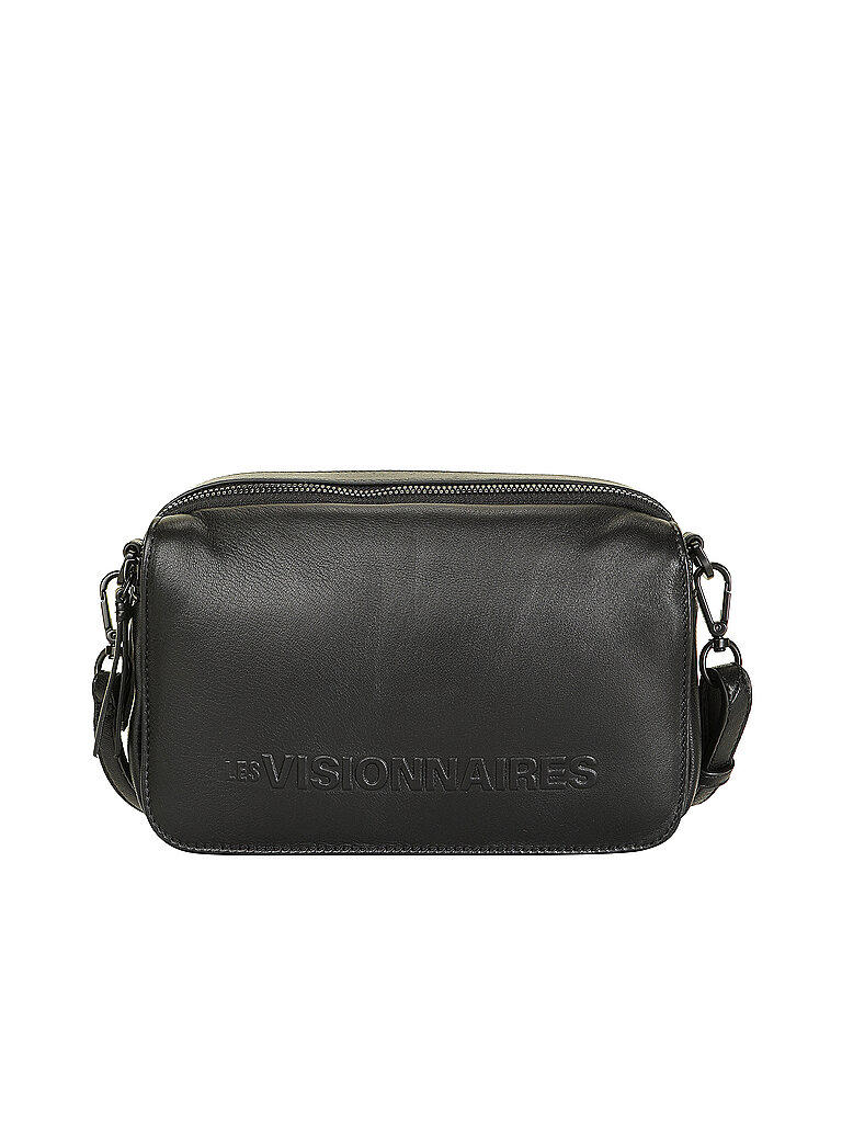 LES VISIONNAIRES Ledertasche - Umhängetasche EMILY SILKY schwarz