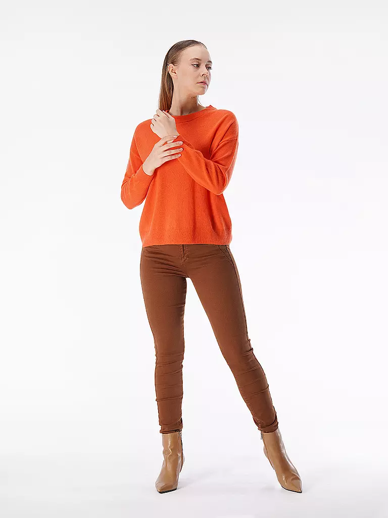 LES TRICOTS DE LEA | Kaschmir Pullover | orange