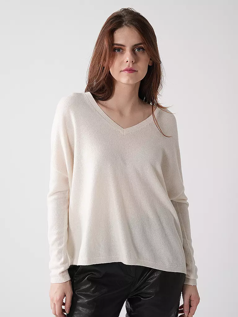 LES TRICOTS DE LEA | Kaschmirpullover MONJAKOE | weiss