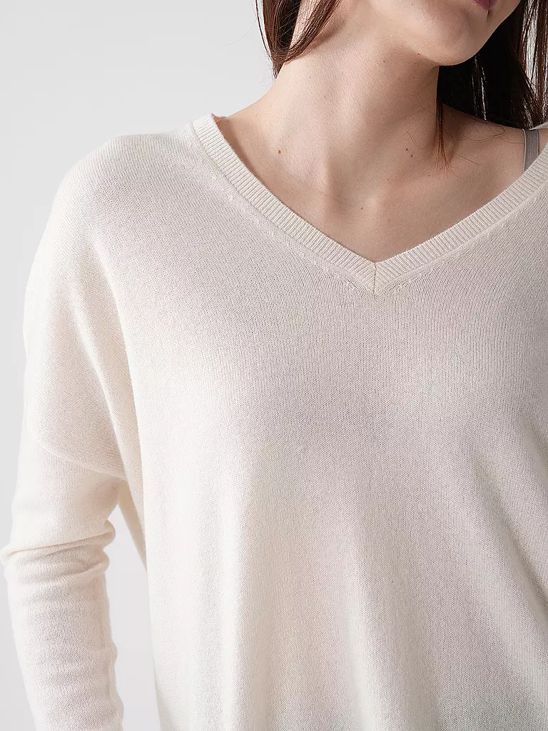 LES TRICOTS DE LEA | Kaschmirpullover MONJAKOE | weiss