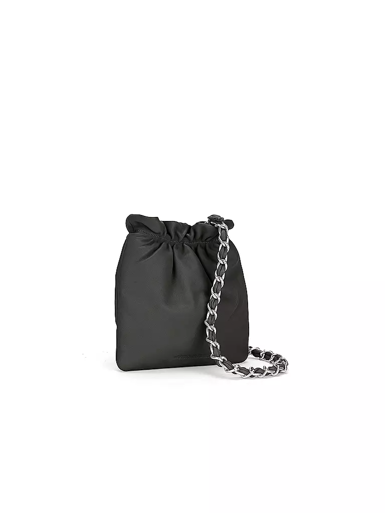 LES VISIONNAIRES | Ledertasche - Bucket Bag LILOU SILKY | schwarz