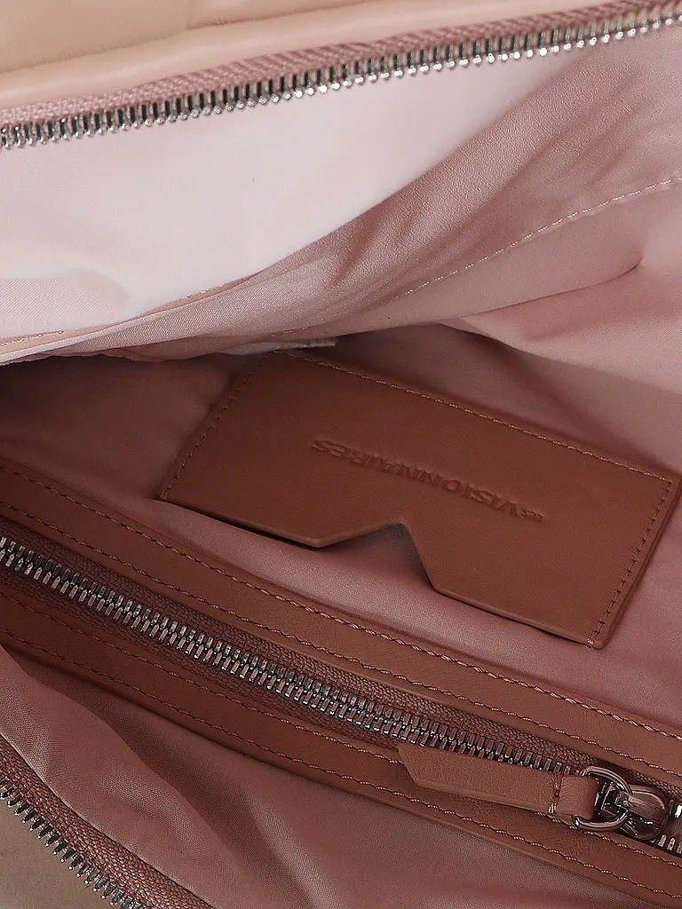 LES VISIONNAIRES | Ledertasche - Hobo GRETA ESSENTIAL SILKY | Rosa