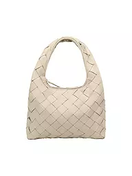LES VISIONNAIRES | Ledertasche - Hobo JADE WEAVE | Weiss