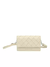 LES VISIONNAIRES | Ledertasche - Mini Bag BRIT WEAVE | weiss