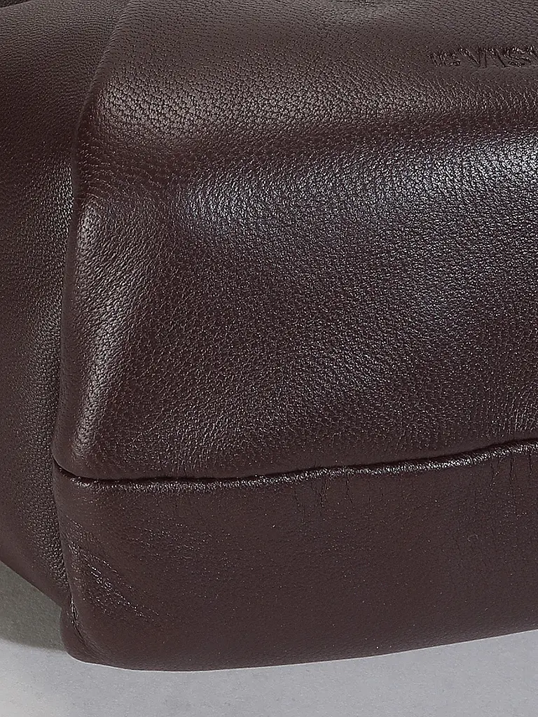 LES VISIONNAIRES | Ledertasche - Mini Bag GRETA MINI ESSENTIAL SILKY | Dunkelrot