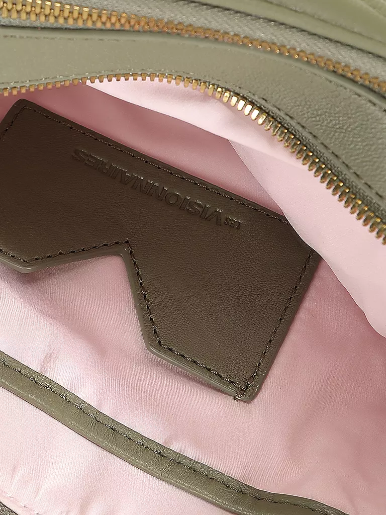 LES VISIONNAIRES | Ledertasche - Mini Bag LOLA QUILTING | schwarz
