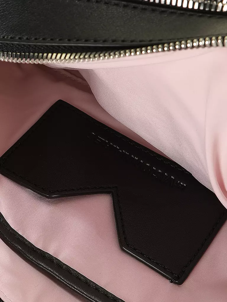 LES VISIONNAIRES | Ledertasche - Mini Bag LOLA QUILTING | dunkelgrün