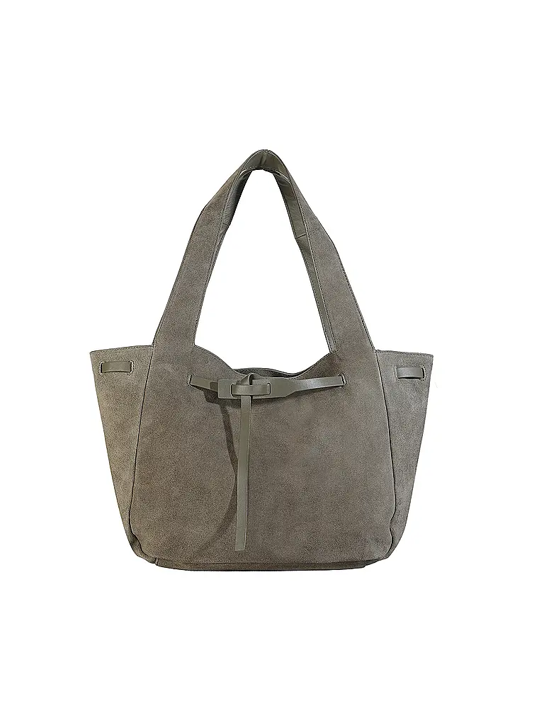 LES VISIONNAIRES | Ledertasche - Shopper GABRIELLA | Olive