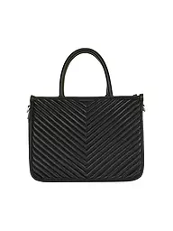 LES VISIONNAIRES | Ledertasche - Tot Bag LENA QUILTING | schwarz