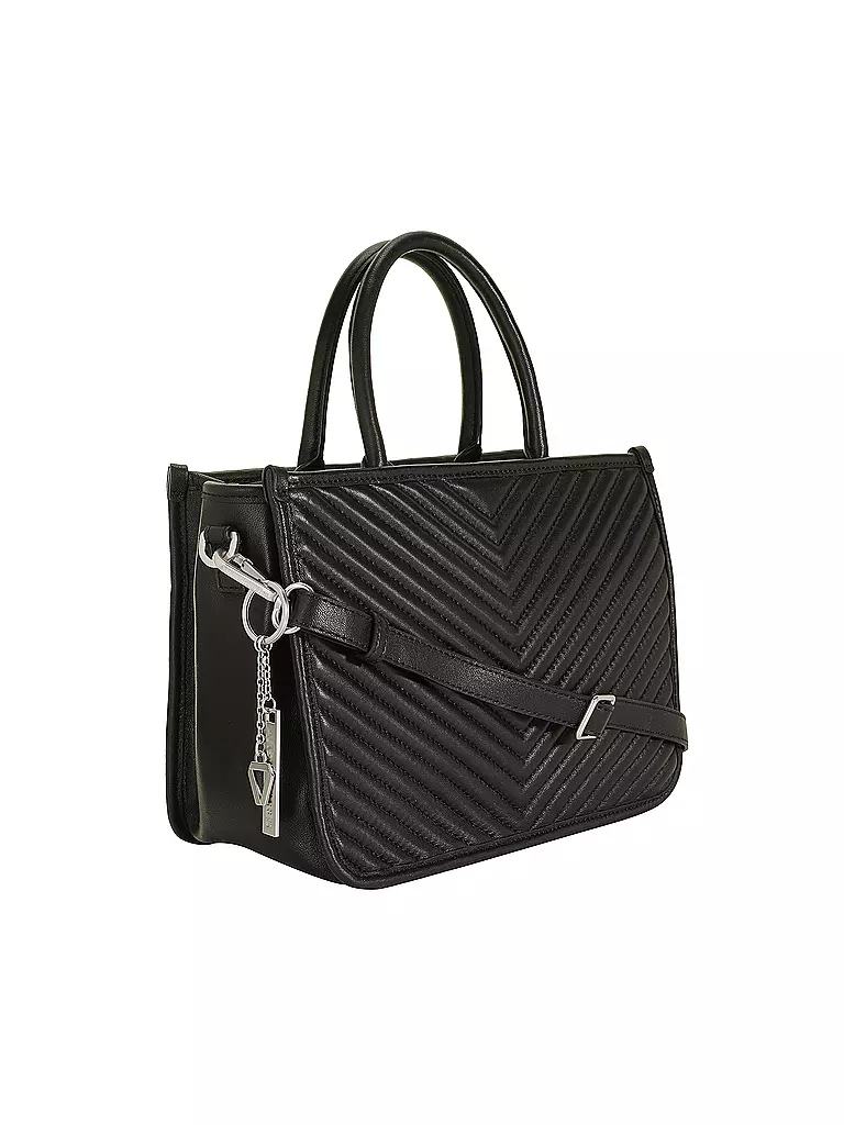 LES VISIONNAIRES | Ledertasche - Tot Bag LENA QUILTING | dunkelgrün