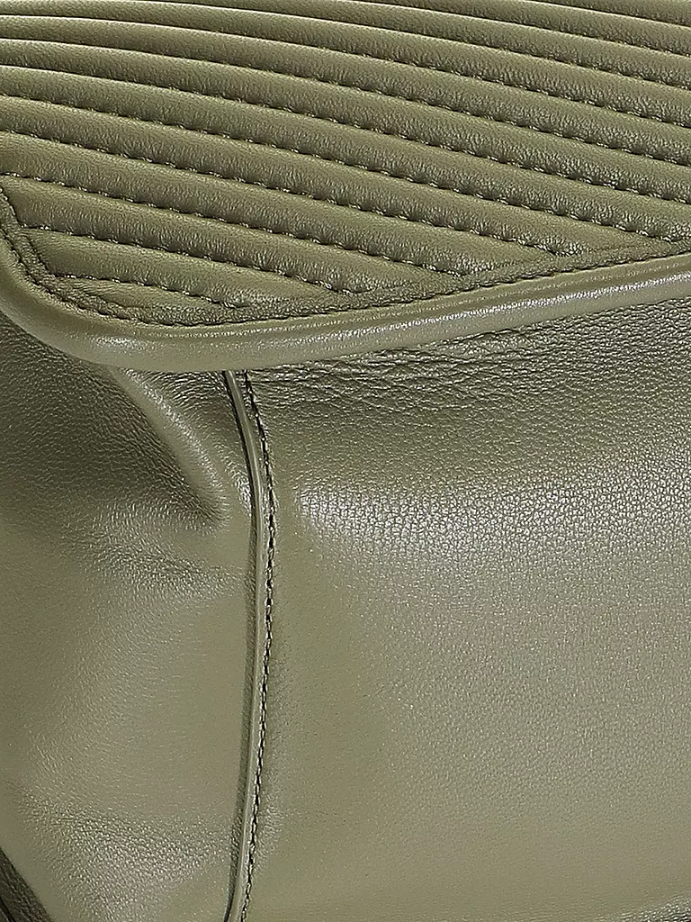LES VISIONNAIRES | Ledertasche - Tot Bag LENA QUILTING | camel