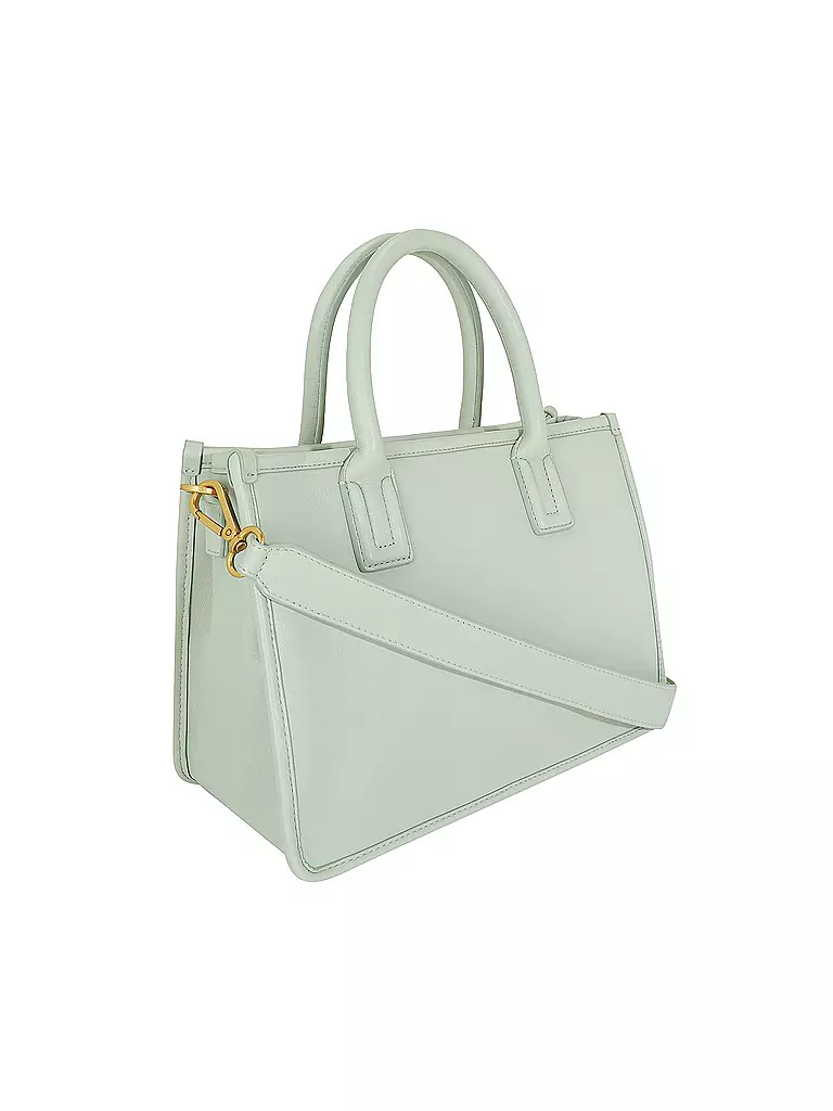 LES VISIONNAIRES | Ledertasche - Tote Bag LENA SILKY Medium | mint