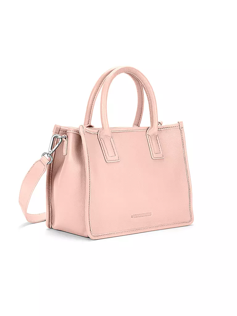 LES VISIONNAIRES | Ledertasche - Tote Bag LENA SILKY Medium | rosa