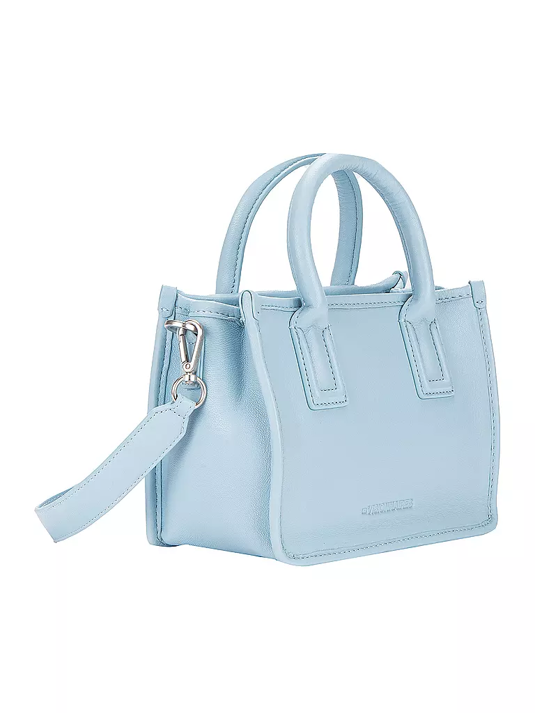 LES VISIONNAIRES | Ledertasche - Tote Bag LENI SILKY Small | mint