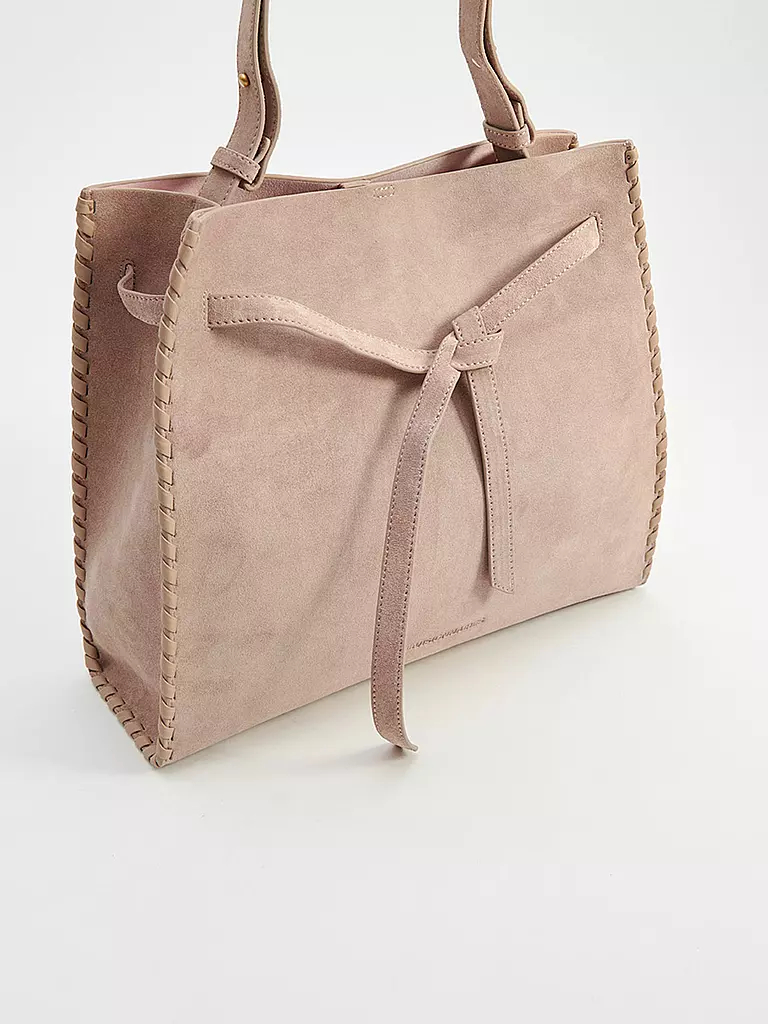 LES VISIONNAIRES | Ledertasche - Umhängetasche Aurora | beige