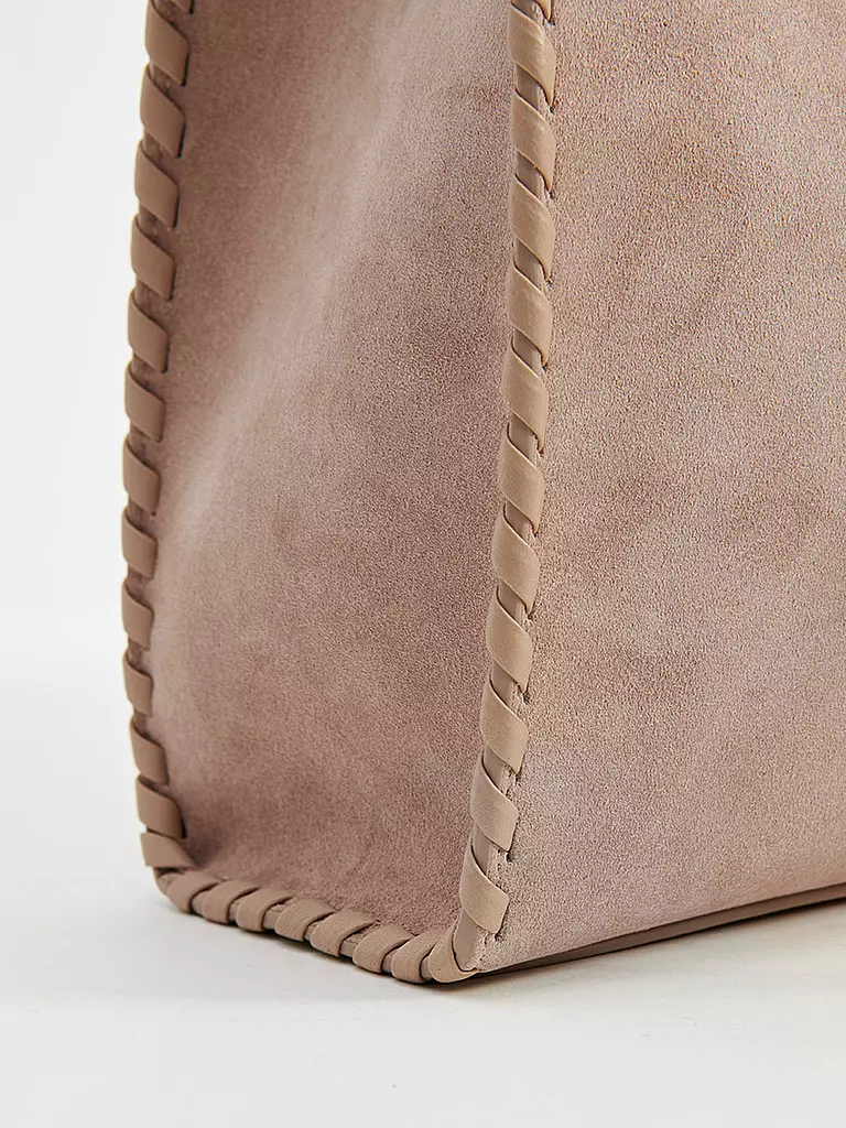 LES VISIONNAIRES | Ledertasche - Umhängetasche Aurora | beige