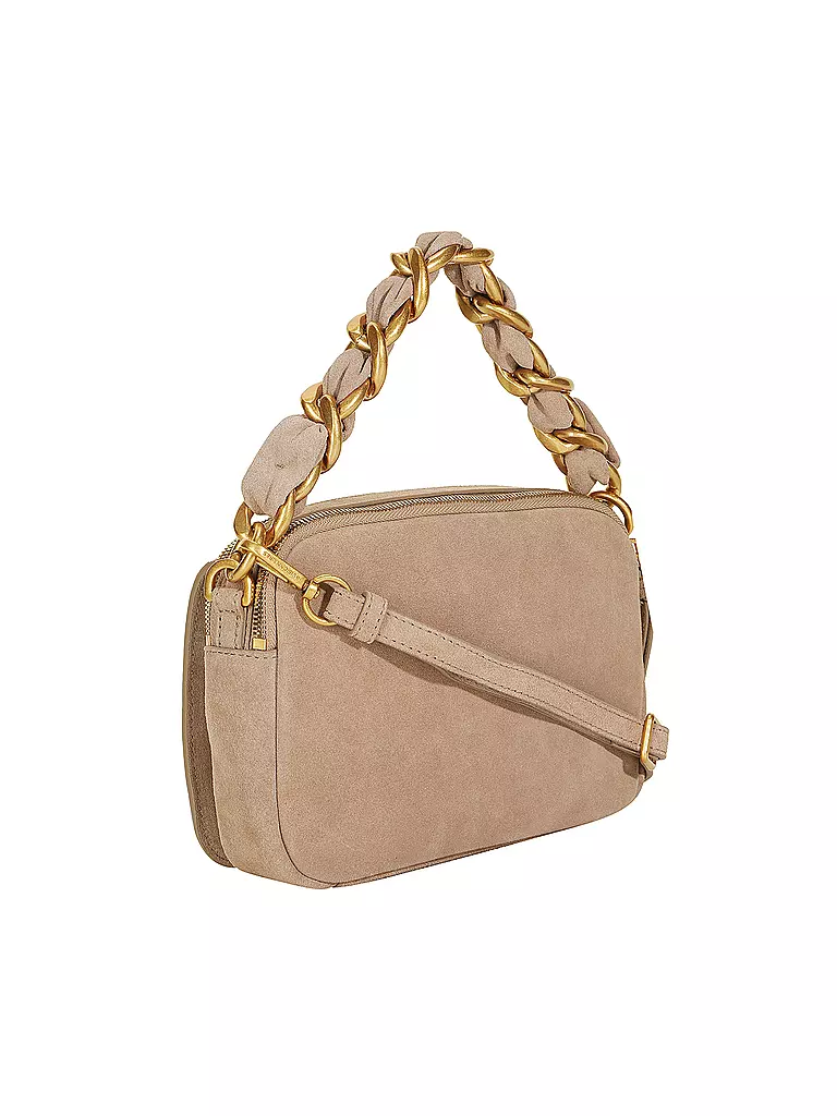 LES VISIONNAIRES | Ledertasche - Umhängetasche EMILY CHAIN | creme